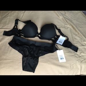Black sexy intimate apparel set